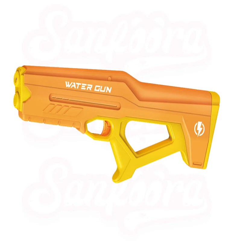 Orange electric water gun