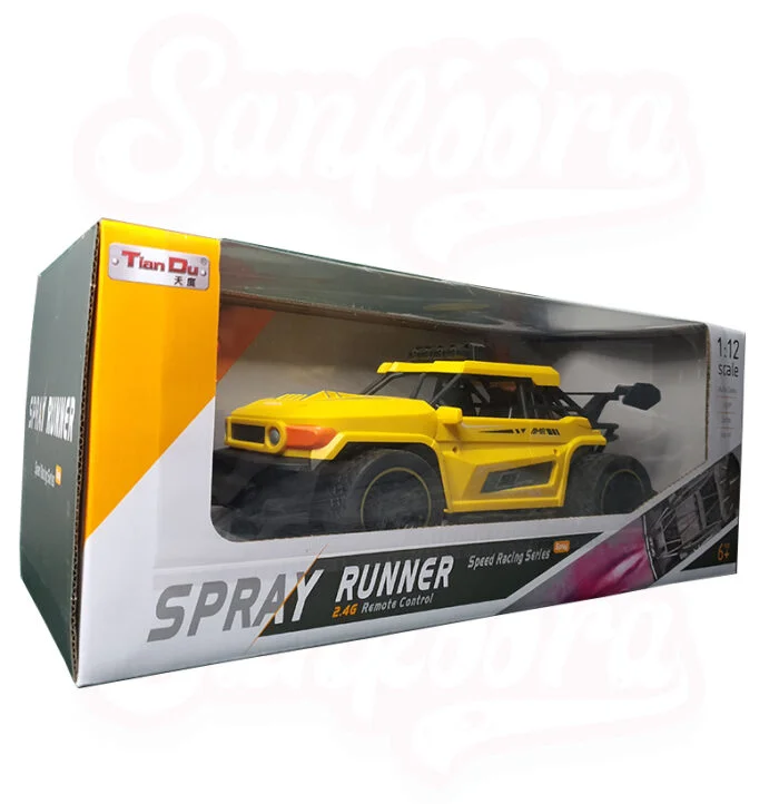 Yellow Spray Runner Car